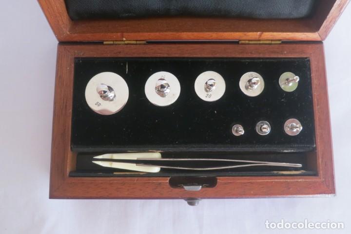 Antig&uuml;edades: caja de pesas de precision marca Sartorius - Foto 2