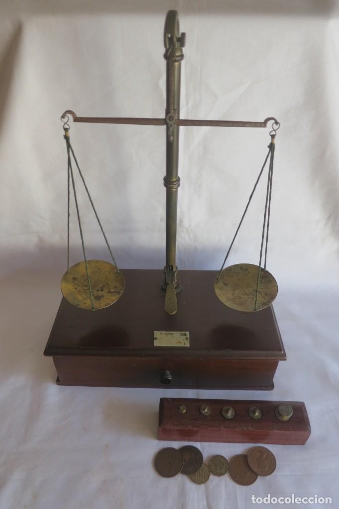 Antig&uuml;edades: balanza inglesa Stevens - Foto 1