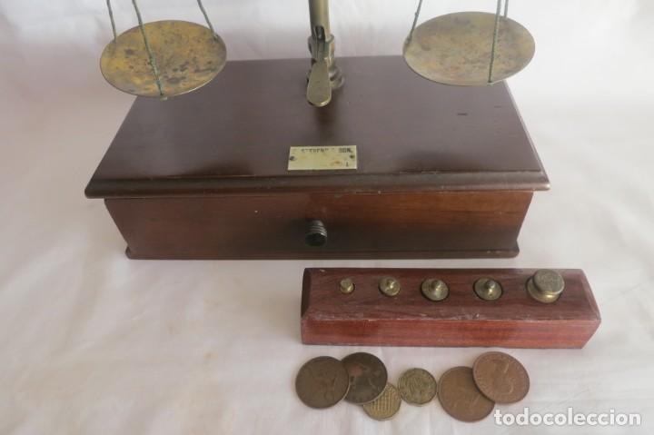 Antig&uuml;edades: balanza inglesa Stevens - Foto 2
