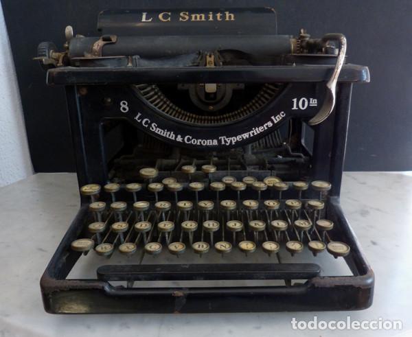 Antig&uuml;edades: M&aacute;quina de escribir LC Smith 8 - Foto 3
