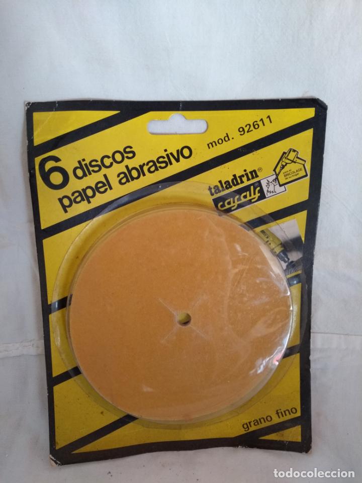 Antig&uuml;edades: Taladrin Casals. Plato + discos. - Foto 3