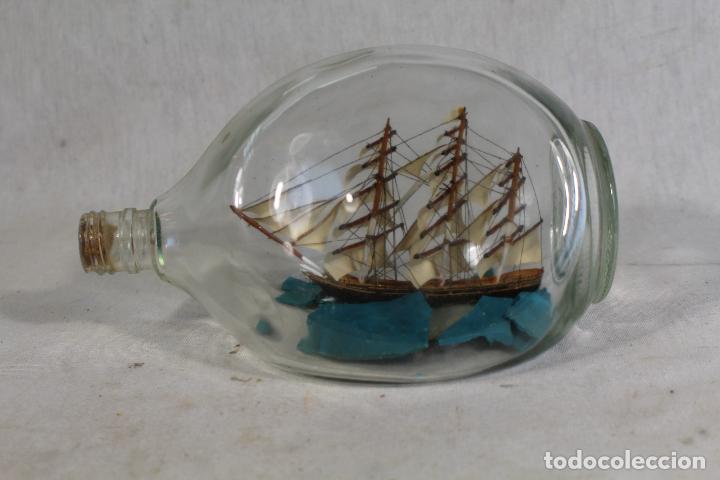 Antig&uuml;edades: barco cutty sark en botella - Foto 4