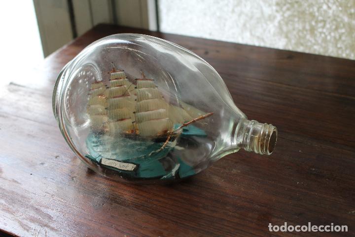Antig&uuml;edades: barco cutty sark en botella - Foto 6