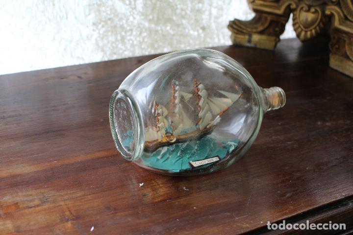 Antig&uuml;edades: barco cutty sark en botella - Foto 7