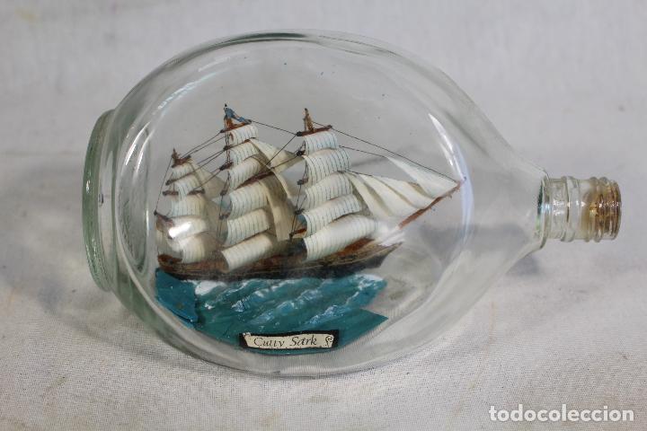 Antig&uuml;edades: barco cutty sark en botella - Foto 10