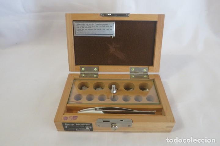 Antig&uuml;edades: caja de pesas en miligramos - Foto 2