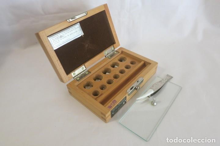 Antig&uuml;edades: caja de pesas en miligramos - Foto 3