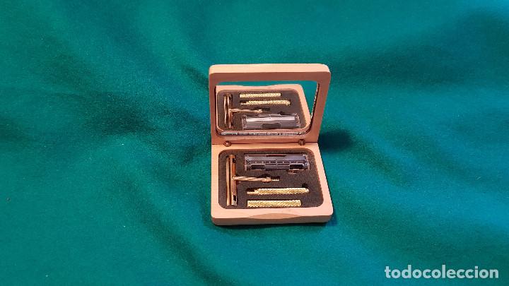 Antig&uuml;edades: CAJA DE MADERA MAQUINILLA DESMONTABLE (SIN USO) - Foto 1