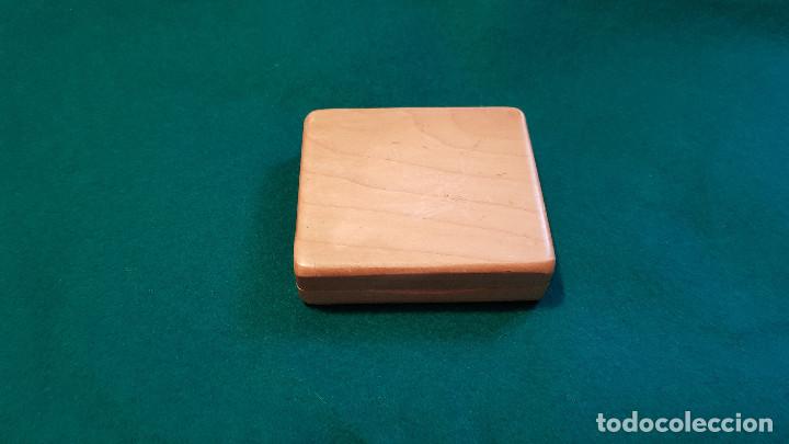 Antig&uuml;edades: CAJA DE MADERA MAQUINILLA DESMONTABLE (SIN USO) - Foto 6