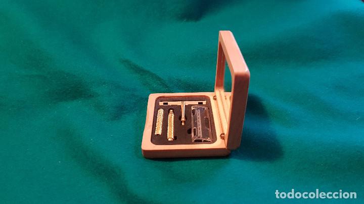 Antig&uuml;edades: CAJA DE MADERA MAQUINILLA DESMONTABLE (SIN USO) - Foto 7