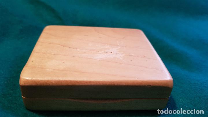 Antig&uuml;edades: CAJA DE MADERA MAQUINILLA DESMONTABLE (SIN USO) - Foto 9
