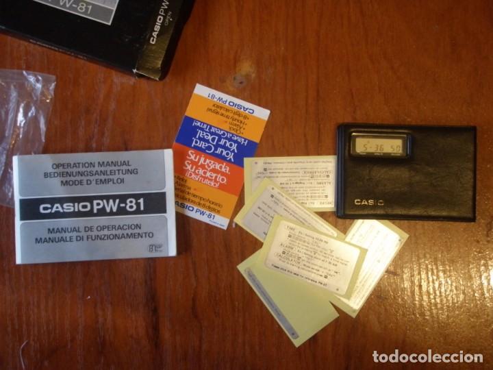 Antig&uuml;edades: RELOJ CALCULADORA CASIO PW-81 PW81 - Foto 3
