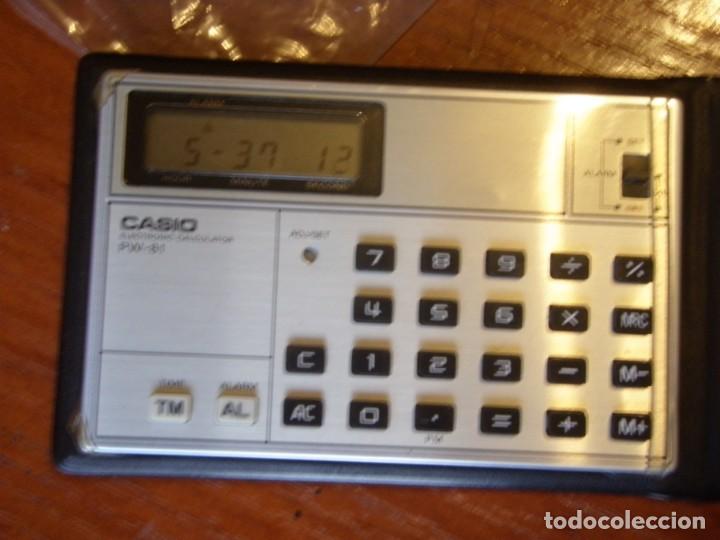 Antig&uuml;edades: RELOJ CALCULADORA CASIO PW-81 PW81 - Foto 5