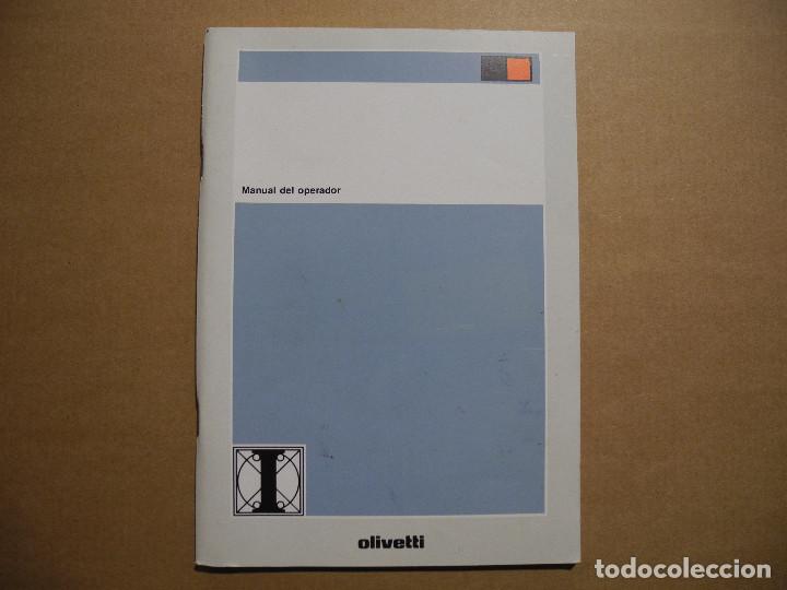 Antig&uuml;edades: Manual del operador Olivetti. - Foto 1