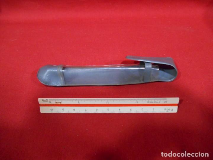 Antig&uuml;edades: ESCALIMETRO DE BOLSILLO DE SECCION TRIANGULAR Y 6 ESCALAS CON FUNDA - Foto 1