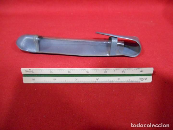 Antig&uuml;edades: ESCALIMETRO DE BOLSILLO DE SECCION TRIANGULAR Y 6 ESCALAS CON FUNDA - Foto 2