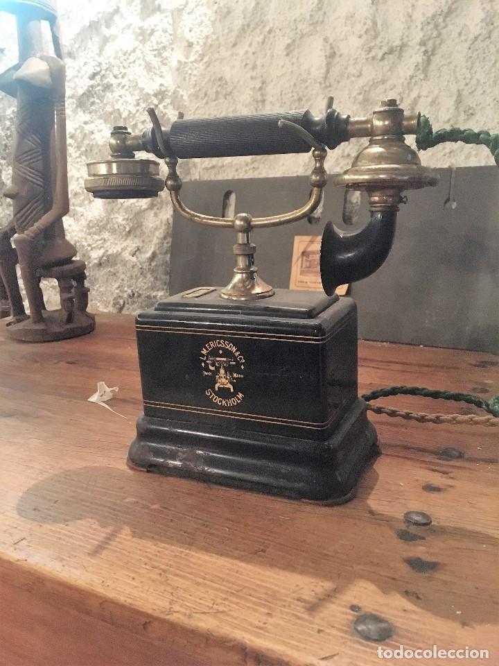 Tel&eacute;fonos: Tel&eacute;fono Ericsson Modelo CG 400 A&ntilde;o 1912 - Foto 1