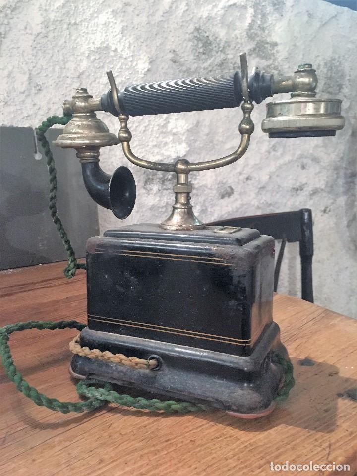 Tel&eacute;fonos: Tel&eacute;fono Ericsson Modelo CG 400 A&ntilde;o 1912 - Foto 3