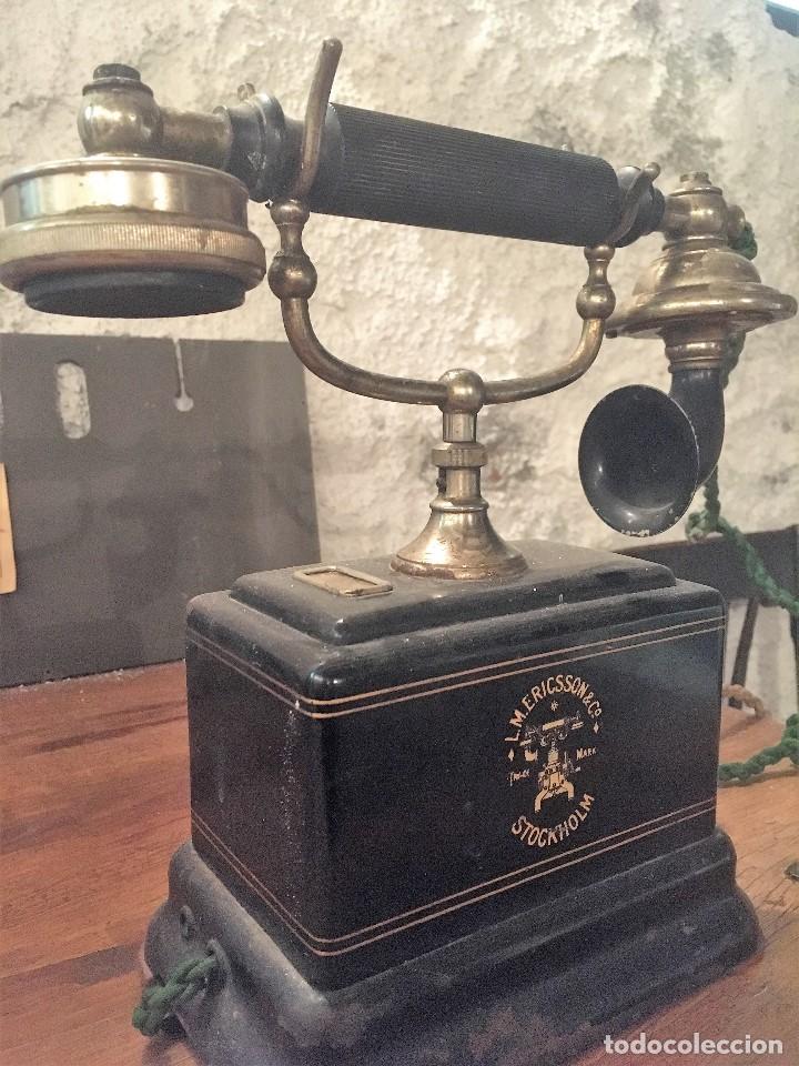Tel&eacute;fonos: Tel&eacute;fono Ericsson Modelo CG 400 A&ntilde;o 1912 - Foto 2