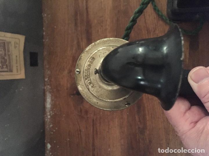 Tel&eacute;fonos: Tel&eacute;fono Ericsson Modelo CG 400 A&ntilde;o 1912 - Foto 4