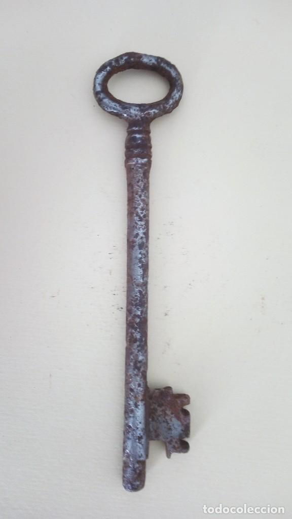 Antig&uuml;edades: LLAVE ANTIGUA HIERRO 12,35 CM - Foto 1