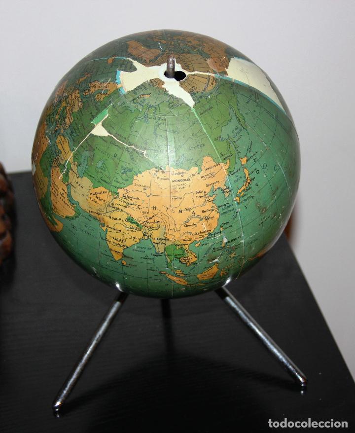 Antig&uuml;edades: ANTIGUO GLOBO TERRESTRE - Foto 2