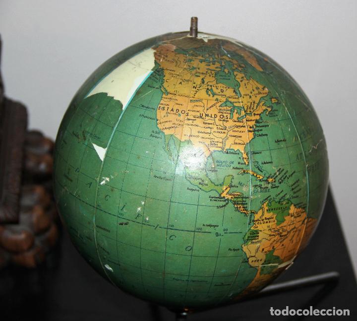 Antig&uuml;edades: ANTIGUO GLOBO TERRESTRE - Foto 3