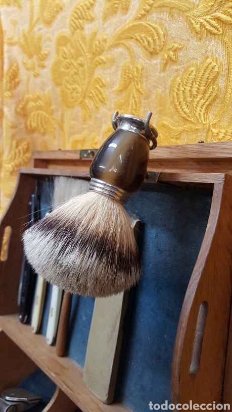 Antig&uuml;edades: CAJA ANTIGUA DE BARBERO - Foto 6