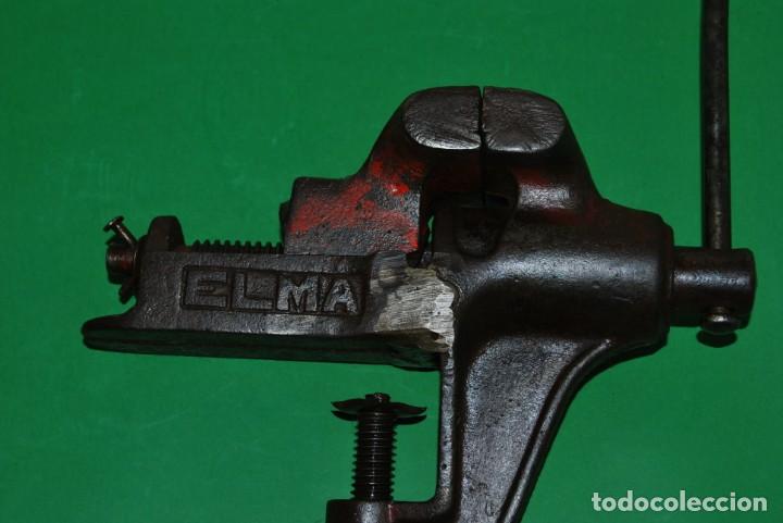 Antig&uuml;edades: TORNILLO DE TRABAJO ELMA N&ordm; 4 - TALLER - Foto 2