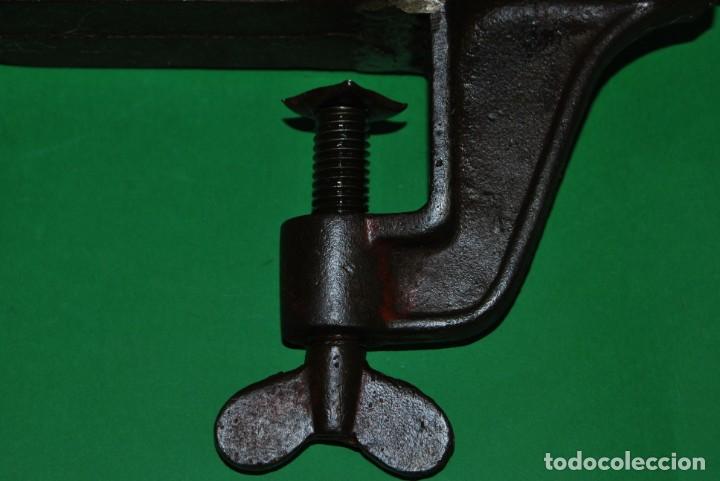 Antig&uuml;edades: TORNILLO DE TRABAJO ELMA N&ordm; 4 - TALLER - Foto 3