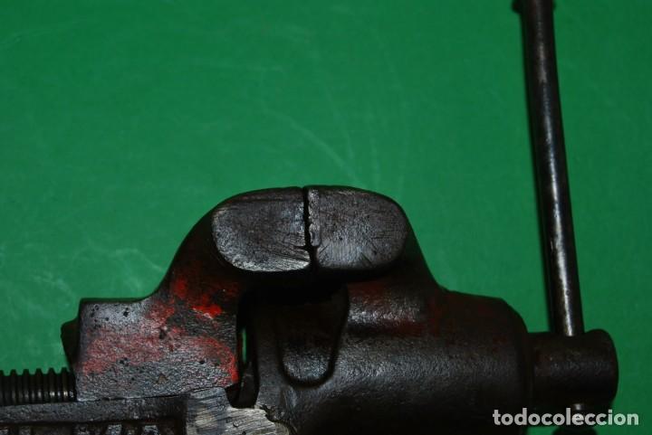 Antig&uuml;edades: TORNILLO DE TRABAJO ELMA N&ordm; 4 - TALLER - Foto 5