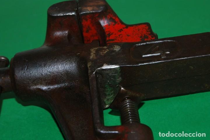 Antig&uuml;edades: TORNILLO DE TRABAJO ELMA N&ordm; 4 - TALLER - Foto 11