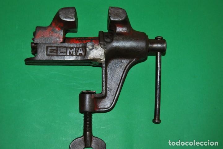Antig&uuml;edades: TORNILLO DE TRABAJO ELMA N&ordm; 4 - TALLER - Foto 12