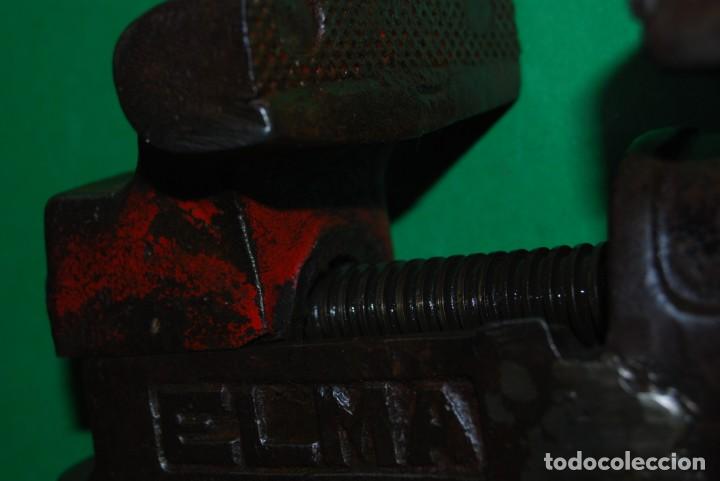 Antig&uuml;edades: TORNILLO DE TRABAJO ELMA N&ordm; 4 - TALLER - Foto 16