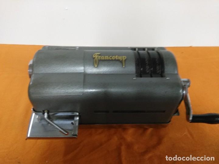 Antig&uuml;edades: ANTIGUA M&Aacute;QUINA DE CALCULAR FRANCOTYP - Foto 2