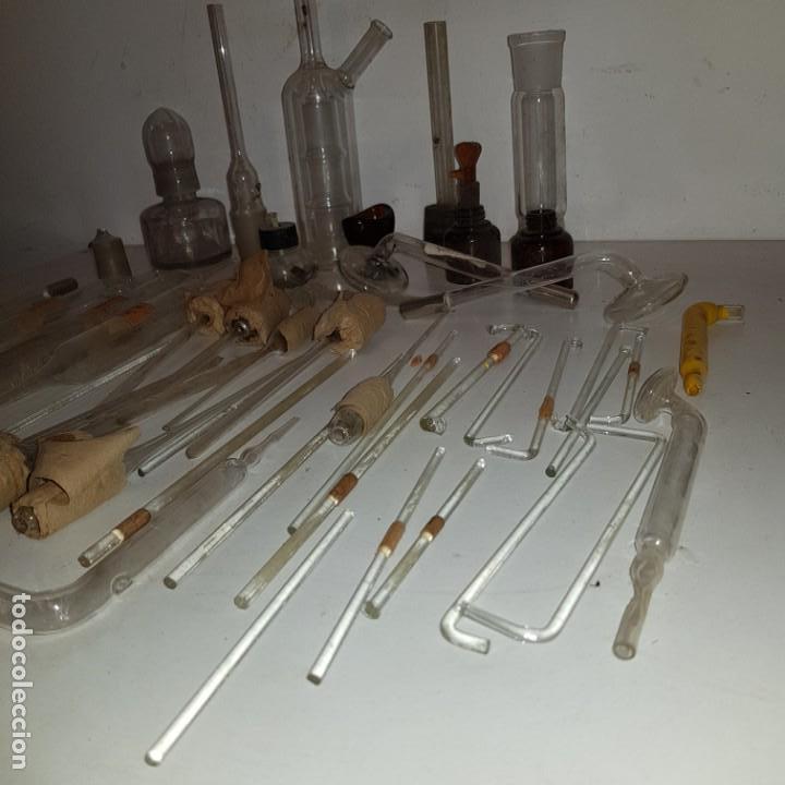 Antig&uuml;edades: Lote probetas, pipetas, variado - Foto 6