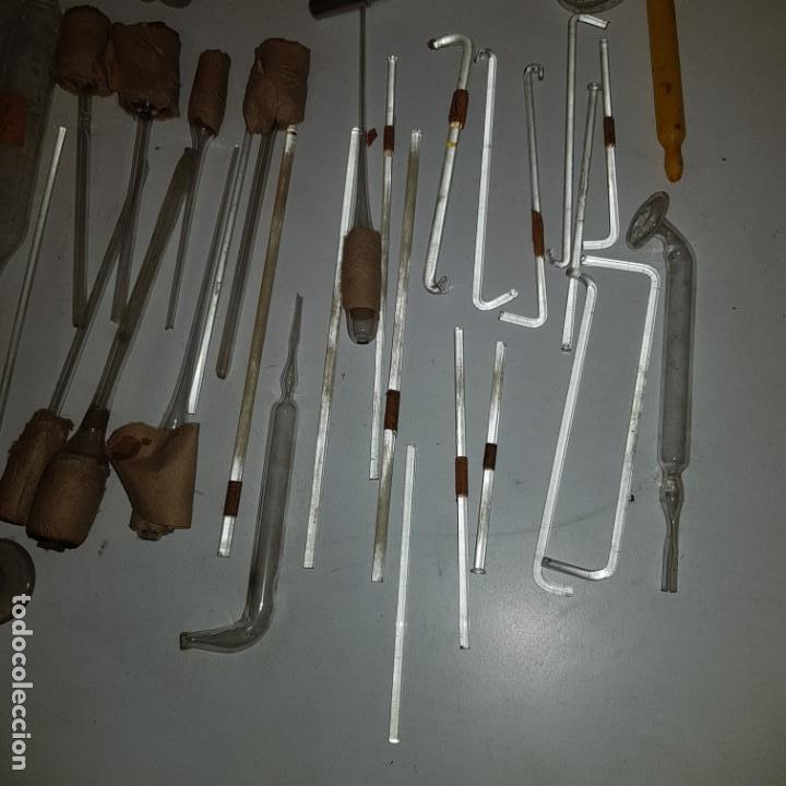 Antig&uuml;edades: Lote probetas, pipetas, variado - Foto 8