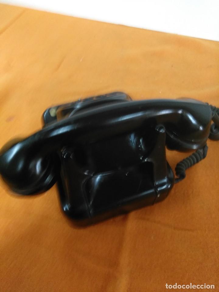 Tel&eacute;fonos: Tel&eacute;fono de mesa alem&aacute;n antiguo de baquelita - Foto 5