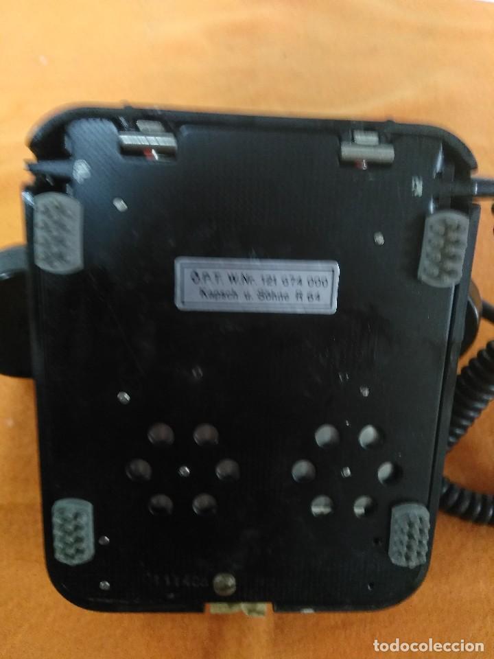 Tel&eacute;fonos: Tel&eacute;fono de mesa alem&aacute;n antiguo de baquelita - Foto 6