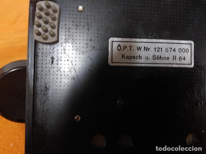 Tel&eacute;fonos: Tel&eacute;fono de mesa alem&aacute;n antiguo de baquelita - Foto 7