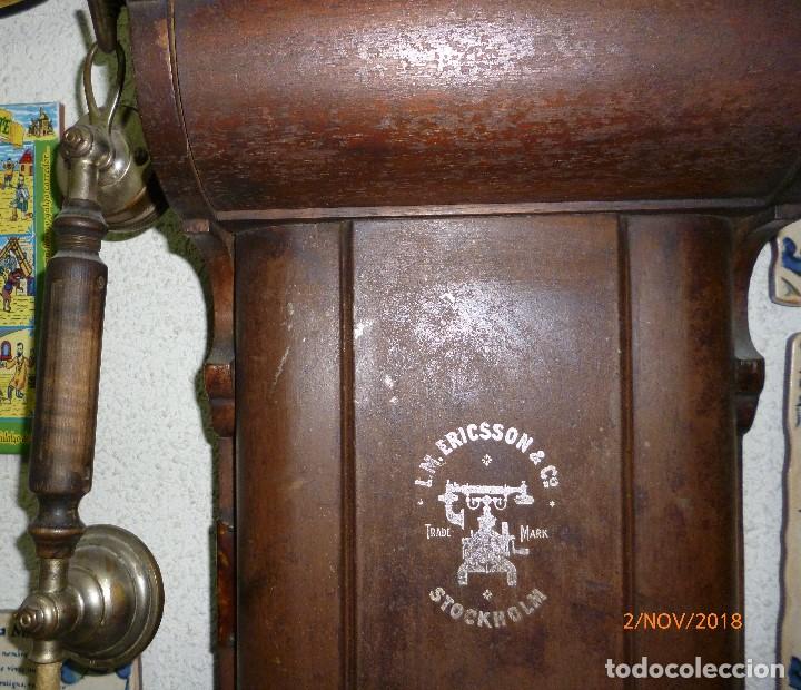 Tel&eacute;fonos: ANTIGUO TEL&Eacute;FONO ERICSSON DE PARED - Foto 6