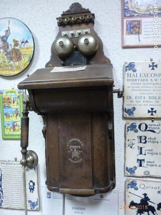 Tel&eacute;fonos: ANTIGUO TEL&Eacute;FONO ERICSSON DE PARED - Foto 1