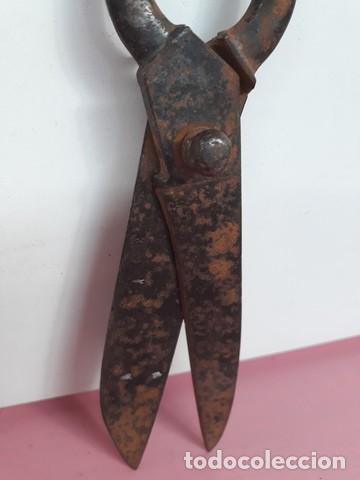Antig&uuml;edades: TIJERAS DE SASTRE ANTIGUA - Foto 2