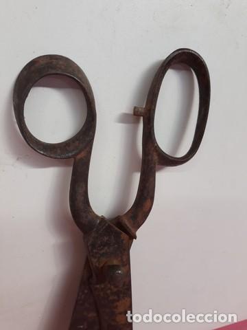 Antig&uuml;edades: TIJERAS DE SASTRE ANTIGUA - Foto 3