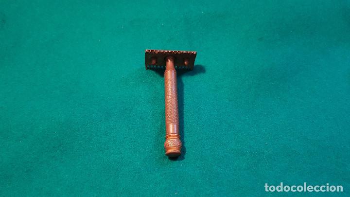 Antig&uuml;edades: MAQUINILLA GILLETTE BRONCE - Foto 2