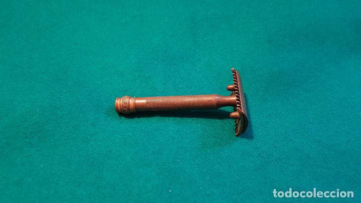 Antig&uuml;edades: MAQUINILLA GILLETTE BRONCE - Foto 3