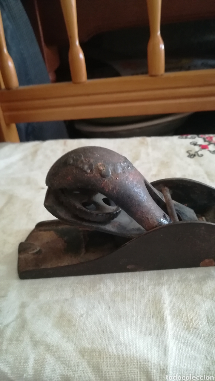 Antig&uuml;edades: Antiguo cepillo de carpintero Stanley n11 - Foto 4