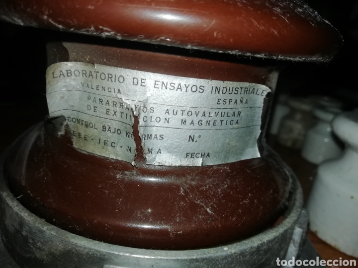 Antig&uuml;edades: Pararrayos autovalvula jicara AISLADOR - Foto 3