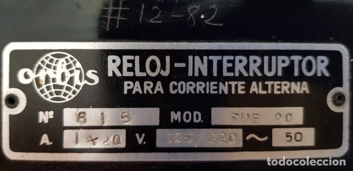 Antig&uuml;edades: Antiguo reloj interruptor, programable, ORBIS con N&ordm; 615 de fabricaci&oacute;n (ver descripci&oacute;n) - Foto 5