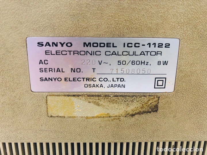 Antig&uuml;edades: Sanyo ICC-1122 - Foto 11